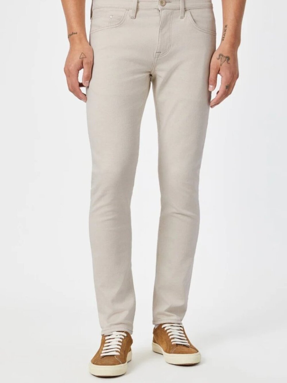 Mavi Cream Jake Slim Leg Jeans